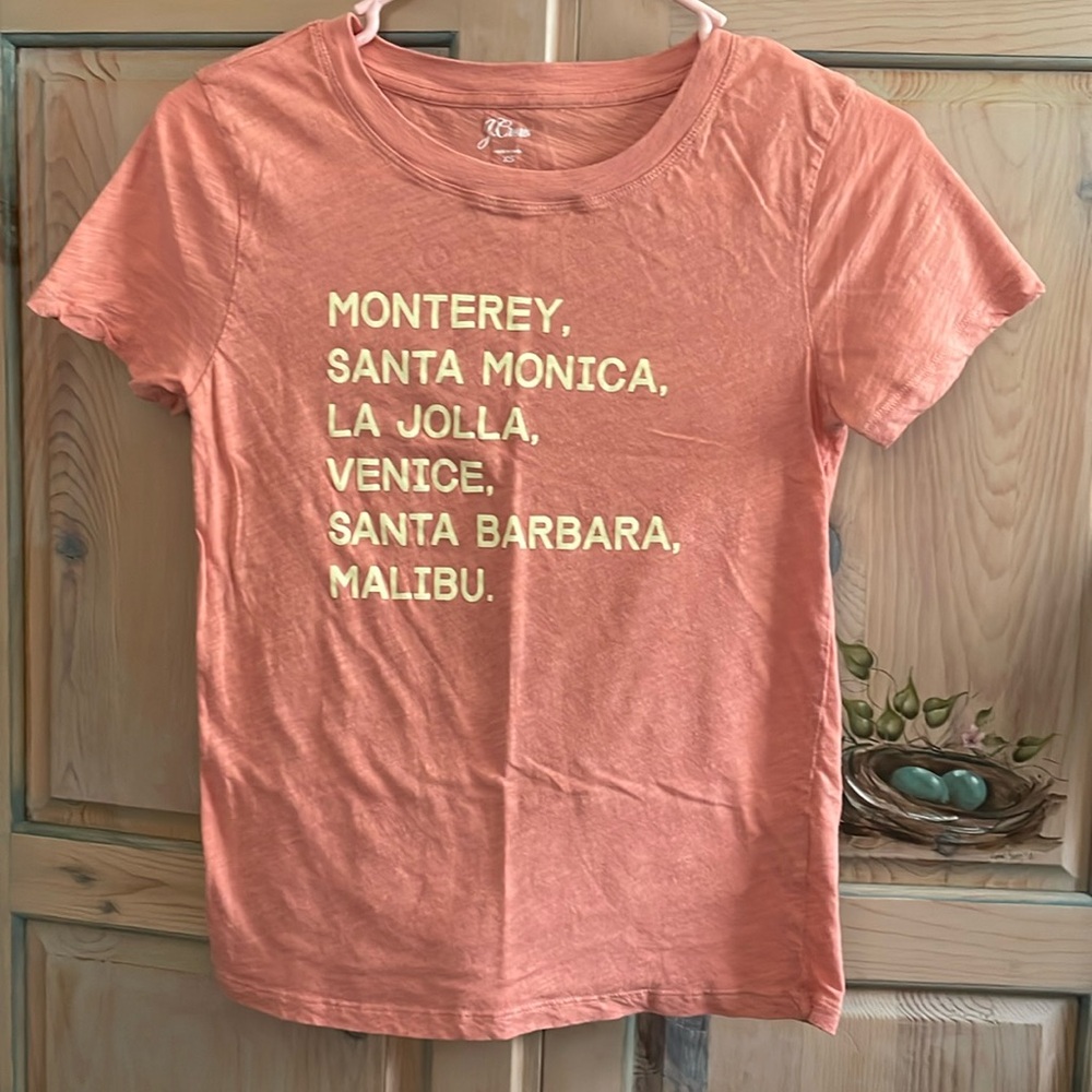 J. Crew Dusty Rose Tee XS